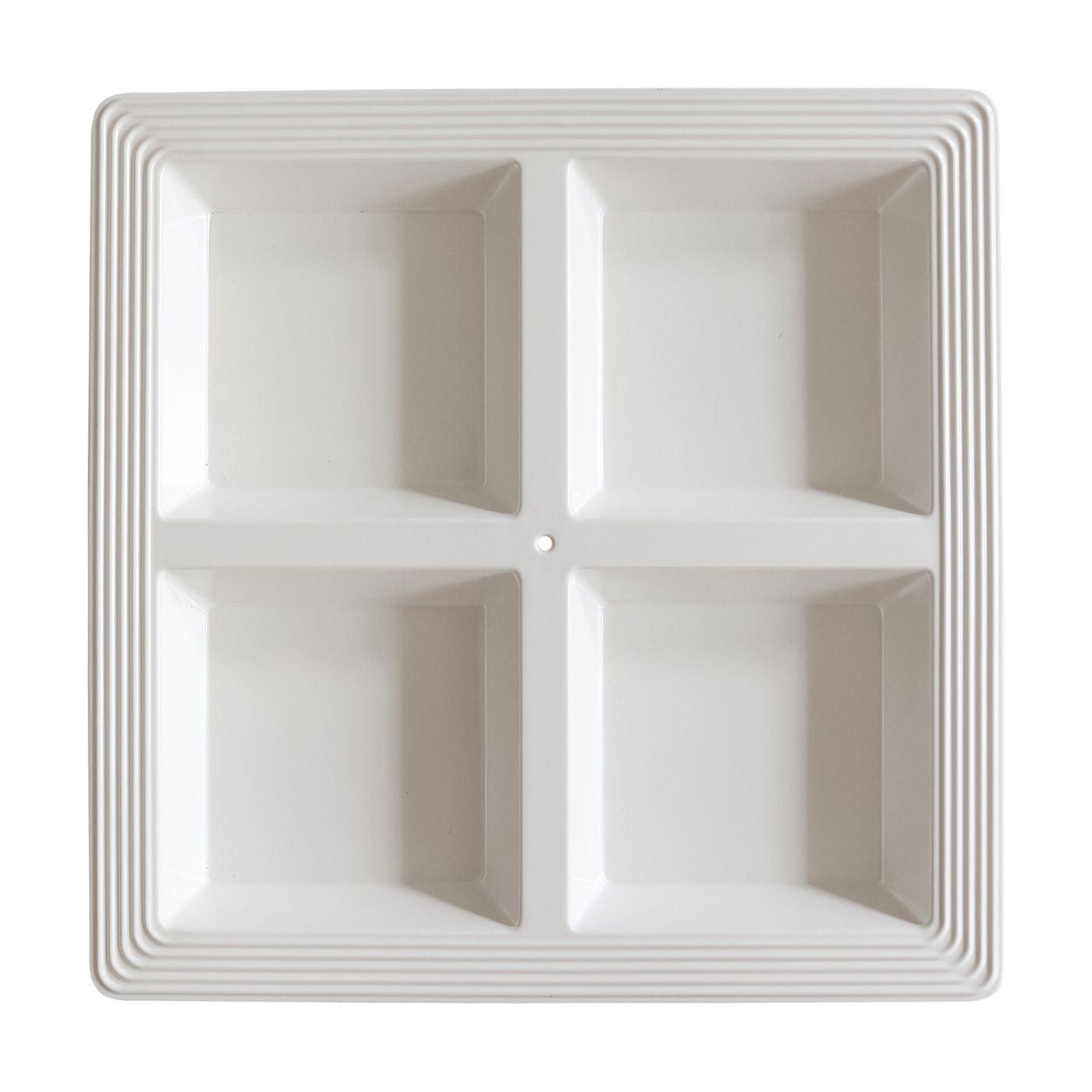 Nora Fleming Melamine Sectional Server Pinstripes