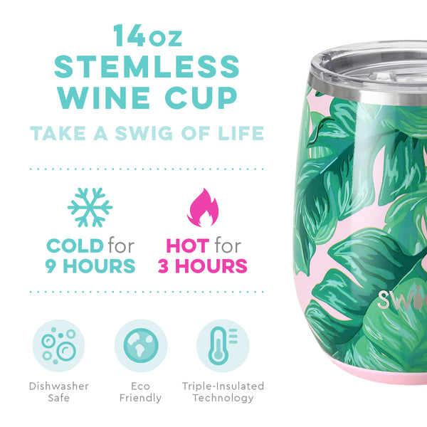 Swig 14oz. Stemless Wine Cup - Palm Springs