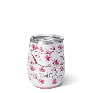 Swig 14oz. Stemless Wine Cup - Cherry Blossom