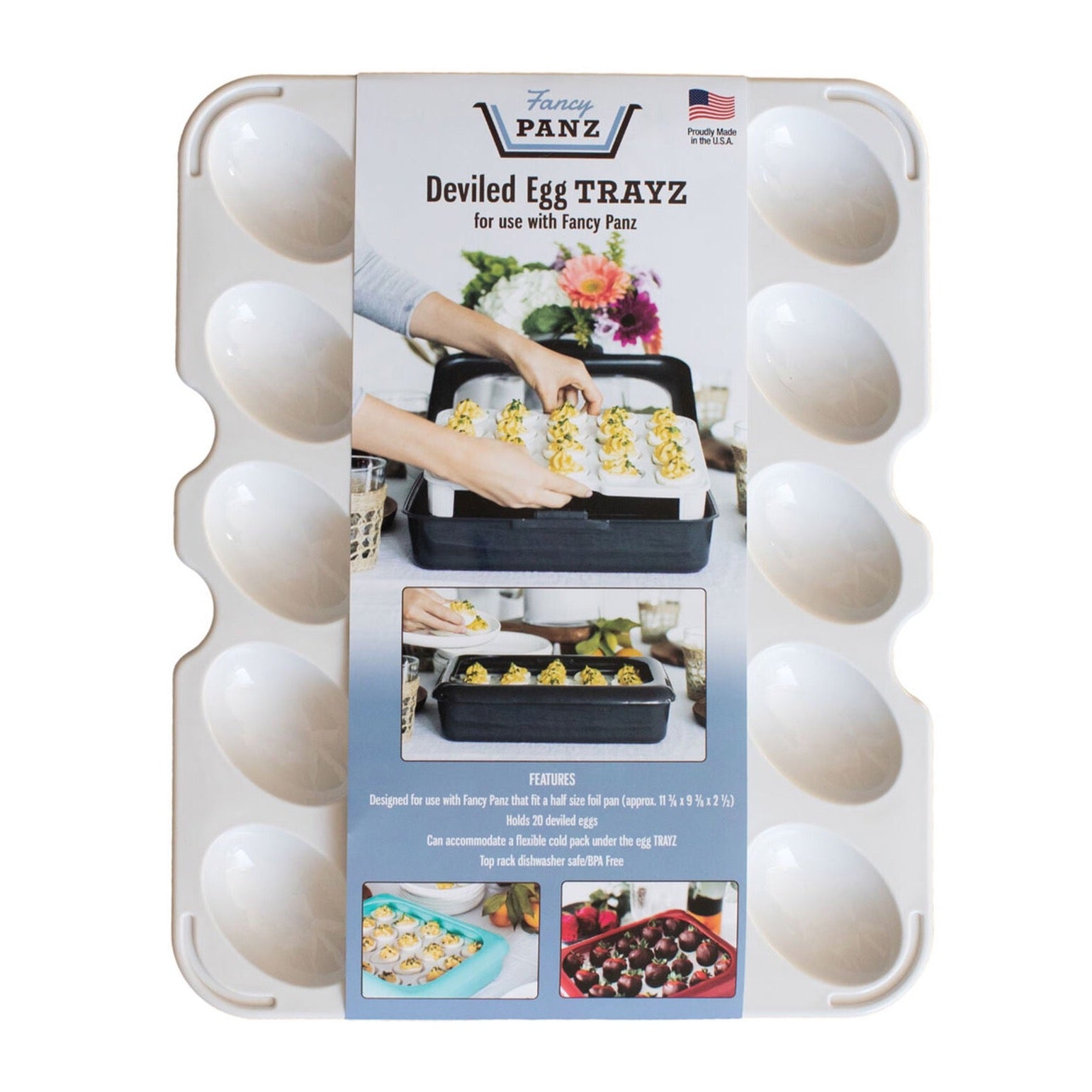 White Egg Tray Insert