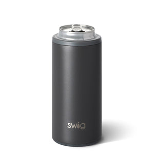 Swig 12oz Skinny Can - Matte grey